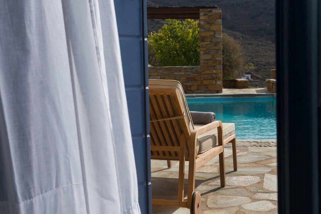 Luxury Cycladic Villa-Enjoy Infinity Pool Sunsets Koundouros エクステリア 写真