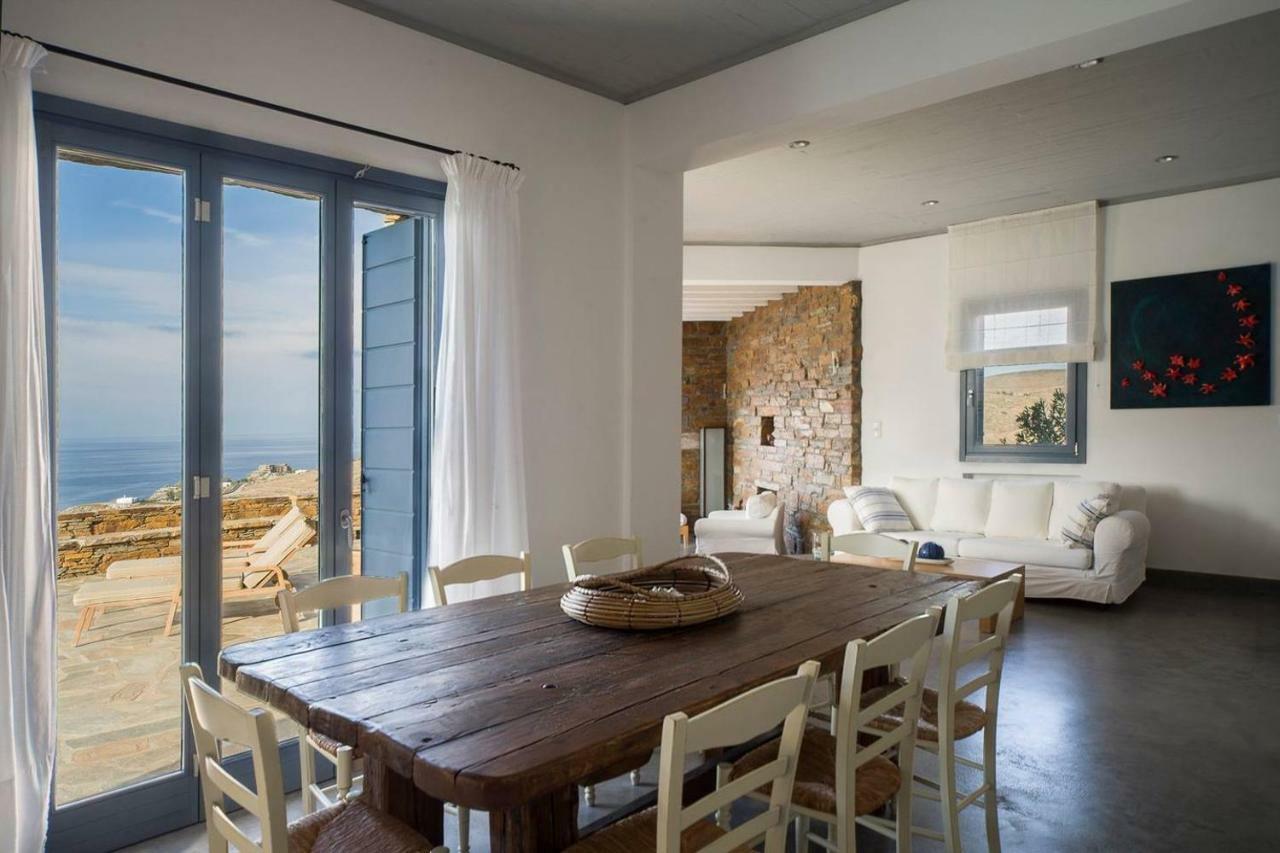 Luxury Cycladic Villa-Enjoy Infinity Pool Sunsets Koundouros エクステリア 写真
