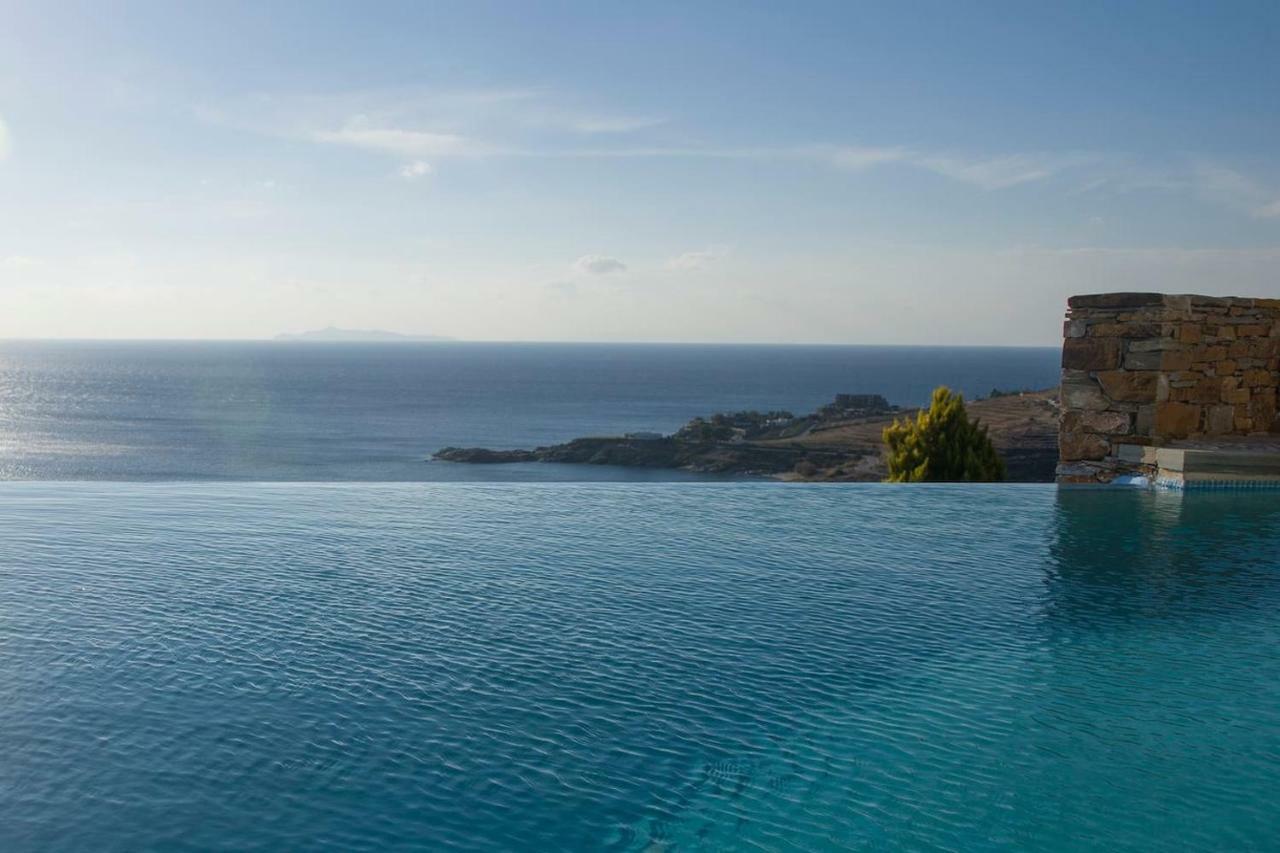 Luxury Cycladic Villa-Enjoy Infinity Pool Sunsets Koundouros エクステリア 写真