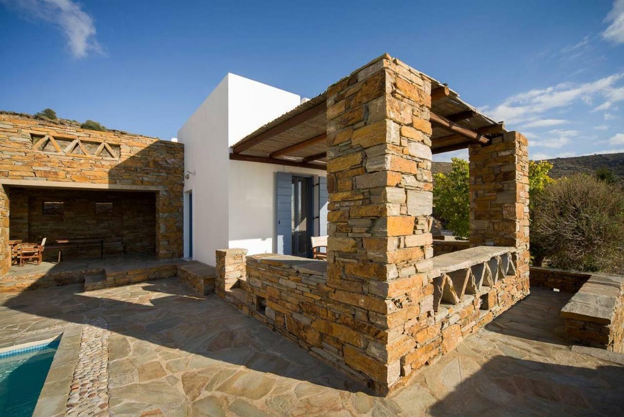 Luxury Cycladic Villa-Enjoy Infinity Pool Sunsets Koundouros エクステリア 写真