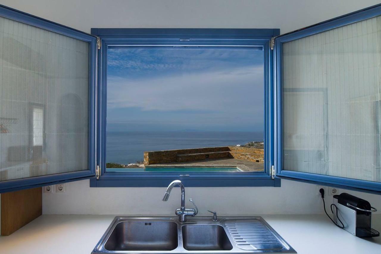 Luxury Cycladic Villa-Enjoy Infinity Pool Sunsets Koundouros エクステリア 写真